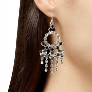 New Lulu Frost Chandelier Crystal Earrings